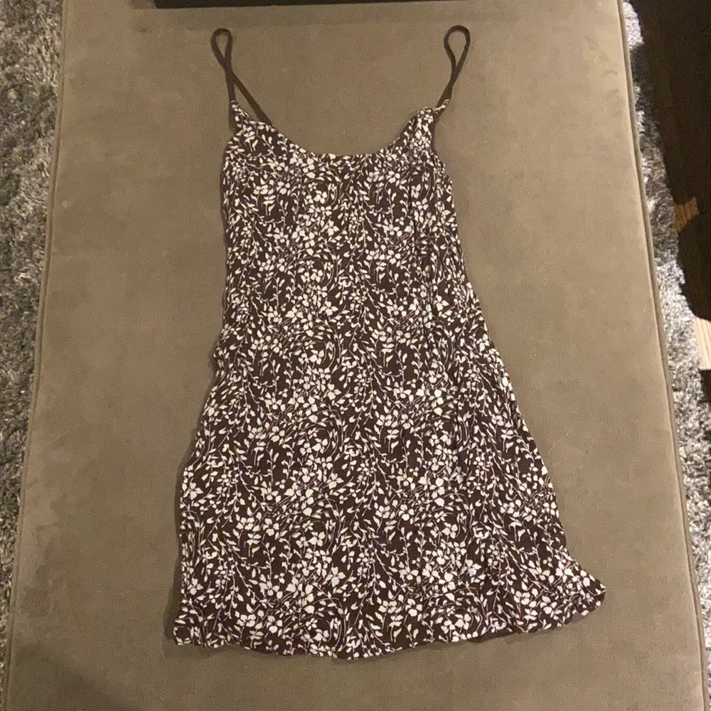 Urban Outfitters Kimchi Blue Brown Floral Dress